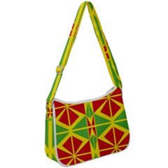 Abstract Pattern Geometric Backgrounds   Zip Up Shoulder Bag by Eskimos