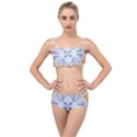 Floral folk damask pattern Fantasy flowers  Layered Top Bikini Set View1