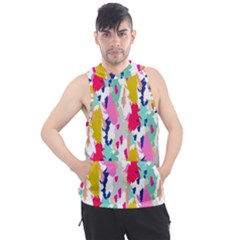 Acryl Paint Men s Sleeveless Hoodie by CoshaArt