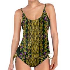 Fanciful Fantasy Flower Forest Tankini Set by pepitasart