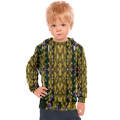 Fanciful Fantasy Flower Forest Kids  Hooded Pullover by pepitasart