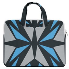 Abstract Pattern Geometric Backgrounds   Macbook Pro 16  Double Pocket Laptop Bag  by Eskimos