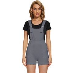 Poppy Seed Short Overalls