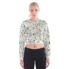 Floral Cropped Sweatshirt