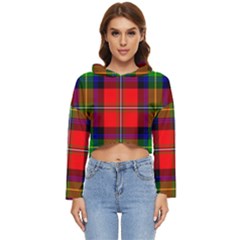 Boyd Tartan Women s Lightweight Cropped Hoodie by tartantotartansreddesign