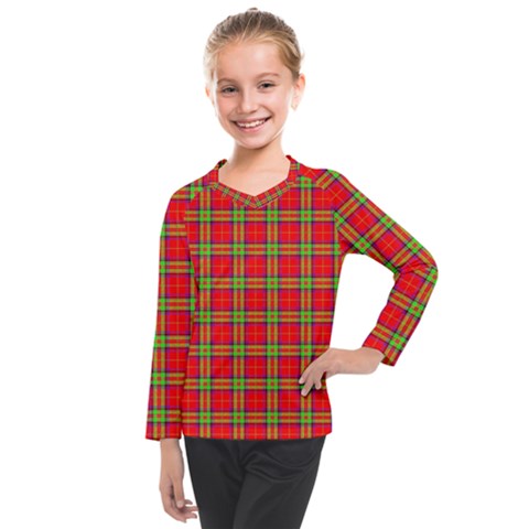 Tartan And Plaid 3 Kids  Long Mesh Tee by tartantotartansreddesign