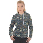 Folk flowers print Floral pattern Ethnic art Women s Overhead Hoodie