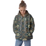 Folk flowers print Floral pattern Ethnic art Kids  Oversized Hoodie