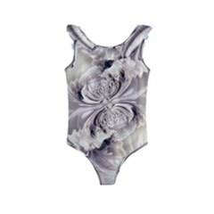 Fractal Feathers Kids  Frill Swimsuit by MRNStudios