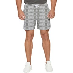 Nature Collage Seamless Pattern Men s Runner Shorts