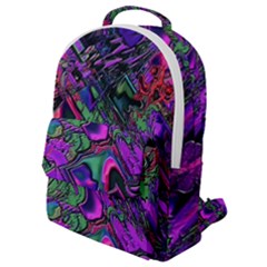 Neon Aquarium Flap Pocket Backpack (small) by MRNStudios