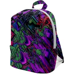 Neon Aquarium Zip Up Backpack by MRNStudios