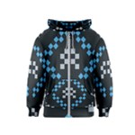 Abstract pattern geometric backgrounds   Kids  Zipper Hoodie