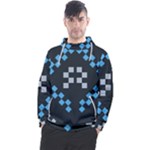 Abstract pattern geometric backgrounds   Men s Pullover Hoodie