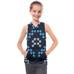 Abstract pattern geometric backgrounds   Kids  Sleeveless Hoodie