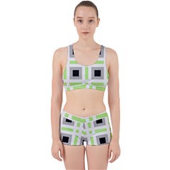 Agender Flag Plaid Work It Out Gym Set