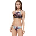 Funky Disco Ball Banded Triangle Bikini Set View1