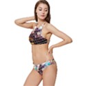 Funky Disco Ball Banded Triangle Bikini Set View2