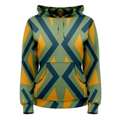 Abstract Geometric Design    Women s Pullover Hoodie by Eskimos