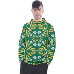 Folk Flowers Print Floral Pattern Ethnic Art Men s Pullover Hoodie by Eskimos