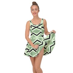 Abstract Pattern Geometric Backgrounds Inside Out Casual Dress by Eskimos