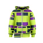 Abstract pattern geometric backgrounds Kids  Zipper Hoodie