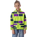 Abstract pattern geometric backgrounds Kids  Half Zip Hoodie