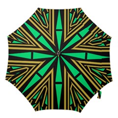 Abstract Pattern Geometric Backgrounds Hook Handle Umbrellas (small) by Eskimos