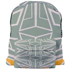 Abstract Pattern Geometric Backgrounds Giant Full Print Backpack by Eskimos