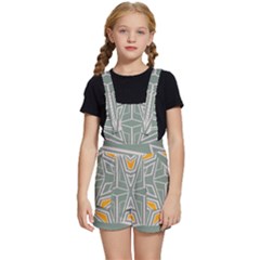 Abstract Pattern Geometric Backgrounds Kids  Short Overalls by Eskimos