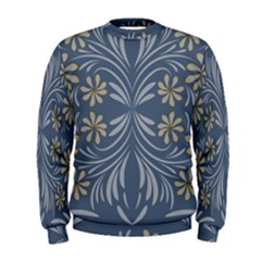 Folk Flowers Print Floral Pattern Ethnic Art Men s Sweatshirt by Eskimos