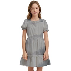 Storm Clouds 6000 Kids  Puff Sleeved Dress