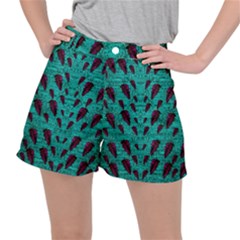 Leaves On Adorable Peaceful Captivating Shimmering Colors Ripstop Shorts by pepitasart