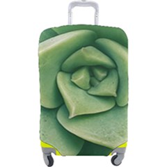 Echeveria Imbricata Closeup Photo Luggage Cover (large) by dflcprintsclothing