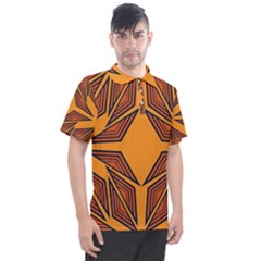 Abstract Pattern Geometric Backgrounds  Men s Polo Tee