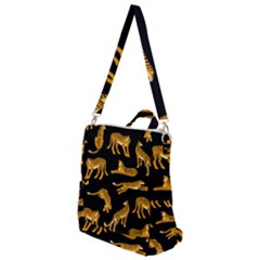 Seamless-exotic-pattern-with-tigers Crossbody Backpack