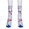 Nautical Cats Seamless Pattern Crew Socks View1