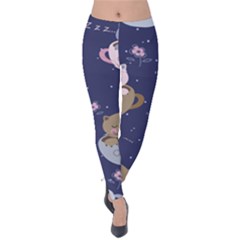 Cute Kittens Sleep Sweetly Mugs Velvet Leggings