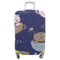 Cute Kittens Sleep Sweetly Mugs Luggage Cover (medium) by Jancukart