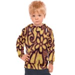 Background-pattern Kids  Hooded Pullover