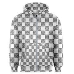 Seamless Tile Derivative Pattern Men s Zipper Hoodie by Jancukart