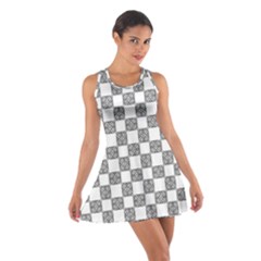 Seamless Tile Derivative Pattern Cotton Racerback Dress