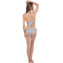 Seamless Tile Derivative Pattern Cross Front Halter Bikini Set View2