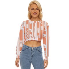 Tribal-pattern Lightweight Long Sleeve Sweatshirt