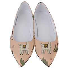 Llamas+pattern Women s Low Heels by Jancukart