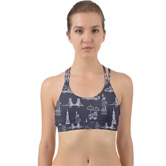 Nyc Pattern Back Web Sports Bra