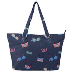 Bra Set Pattern Full Print Shoulder Bag