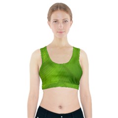 Banana Leaf Sports Bra With Pocket by artworkshop