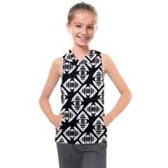 Background Pattern Kids  Sleeveless Hoodie by Jancukart