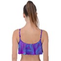 Leaf-pattern-with-neon-purple-background Frill Bikini Top View2